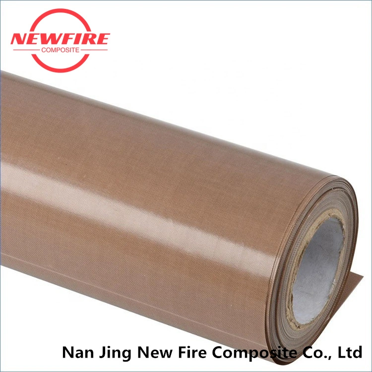 Bespoke 0.15-1.05mm PTFE Fiberglass Cloth Non Stick Coated Glass Fibre Fabric Manufacturer