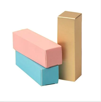 Colorful Kraft Paper Boxes Lipsticks Packing Boxes with Wedding Party Crafts Gifts Package