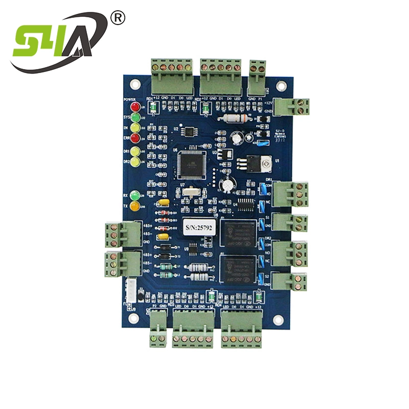 Two-Door RS485 Access Control System PCB Main Board