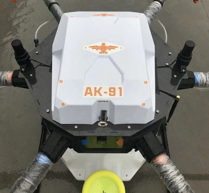 Águila Digital Ak-91 de fabricación profesional de carga personalizados de pulverización de pesticidas agrícolas Uav Ong Montacargas la agricultura Drone con GPS