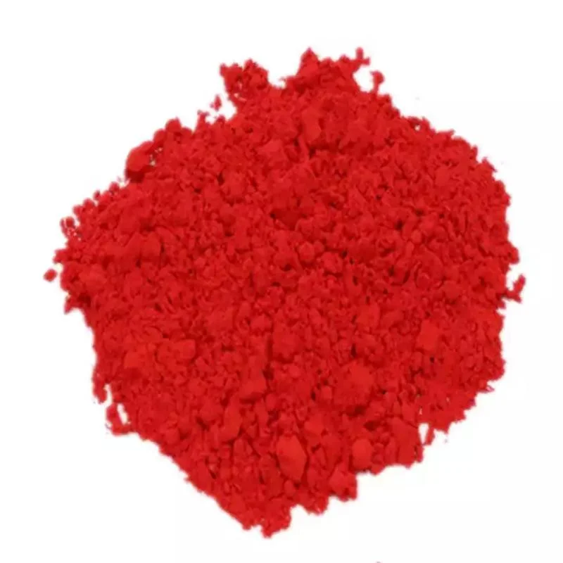 Colorante rojo orgánica para la impresión de envases de cuero