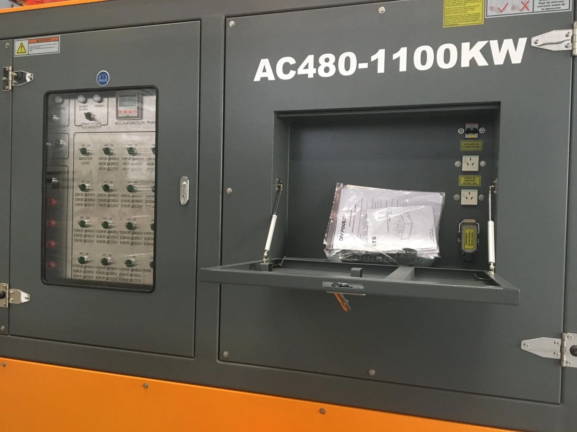 AC480-1100kw Resistive Inductive Load Bank for Diesel Generator Set Testing