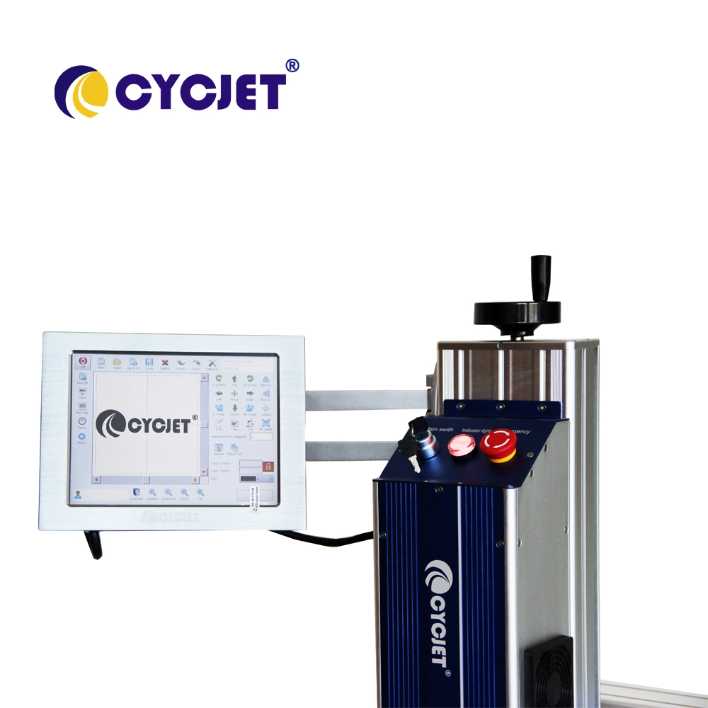 Cycjet Lf50f Online Hochgeschwindigkeits-Faser-Laser-Markiermaschine