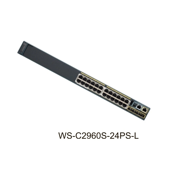 Cisco WS-C2960S-24PS-L сетевого оборудования Catalyst 2960S 24 GigE PoE 370Вт, 4 X SFP LAN Base