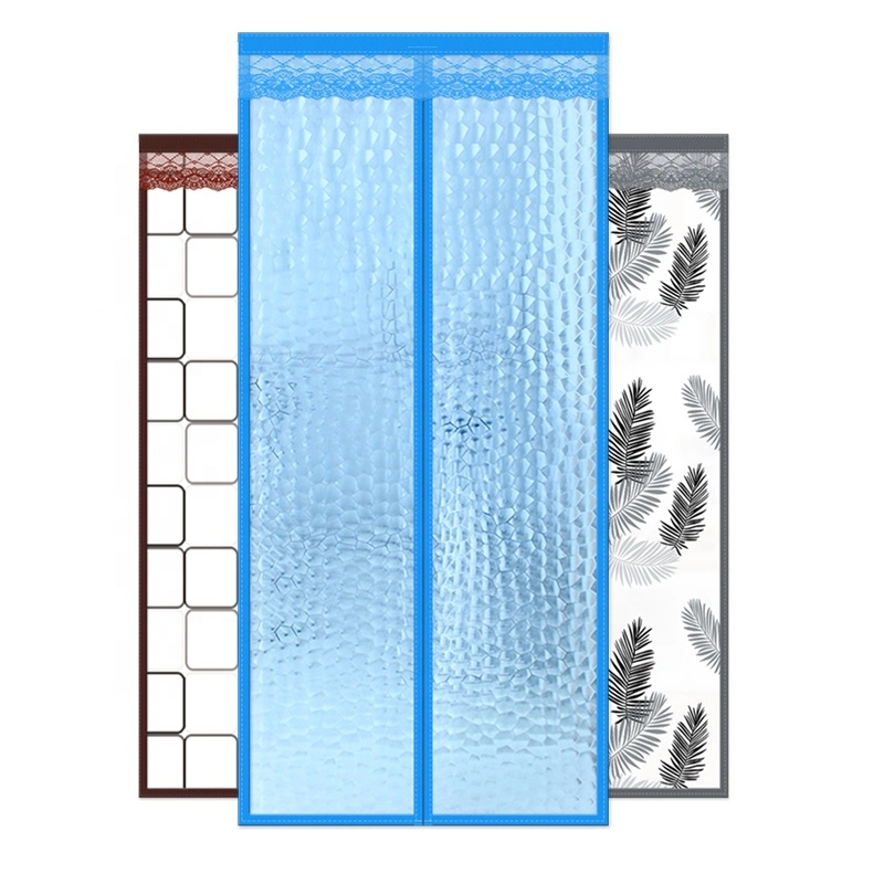 Flexible Plastic Wind Proof Door Curtain Magnetic Clear EVA Door Curtain