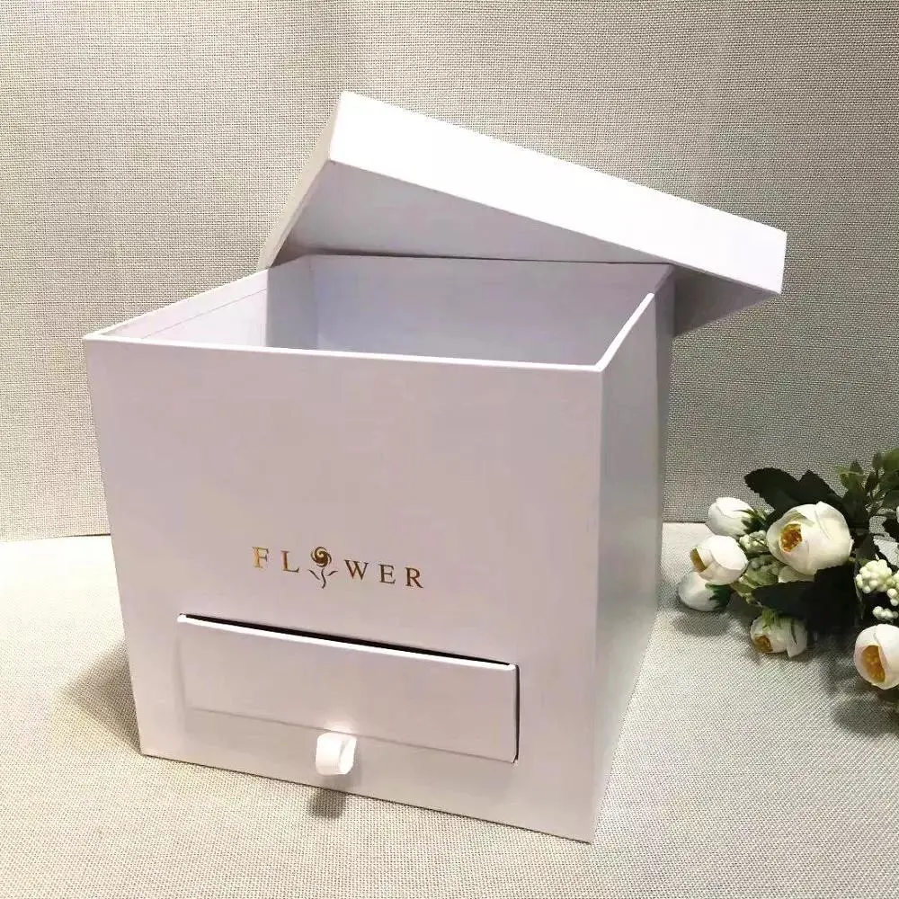 15 Years Factory Free Sample Custom Logo Factory Price Paper Rose Flower Box