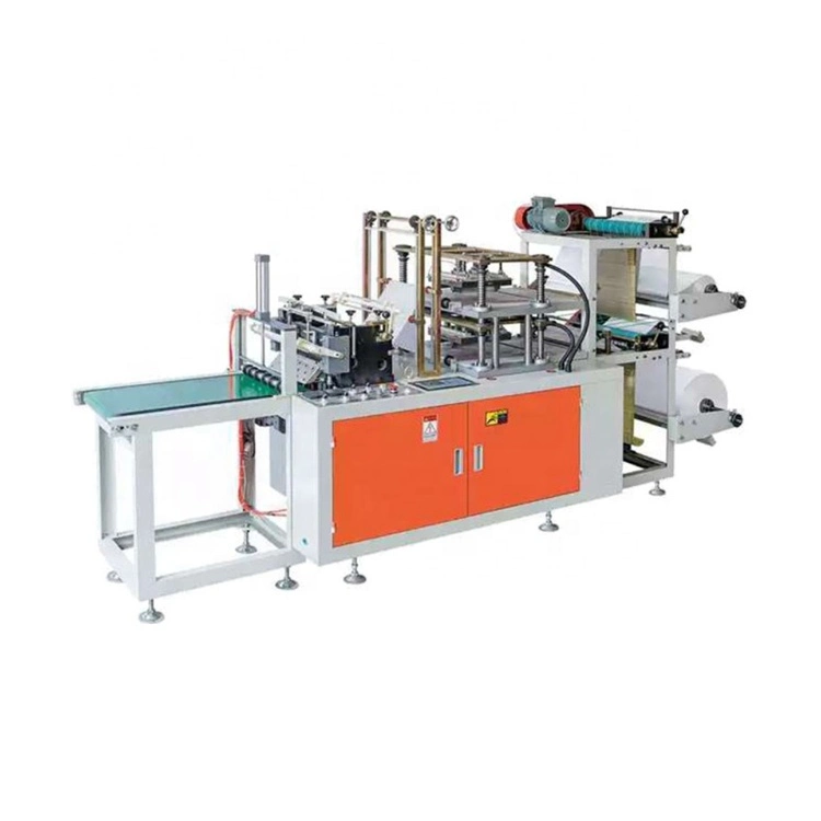 Computer Control Long Sleeve Glove Production Line Disposable Plastic Glove Making Machine