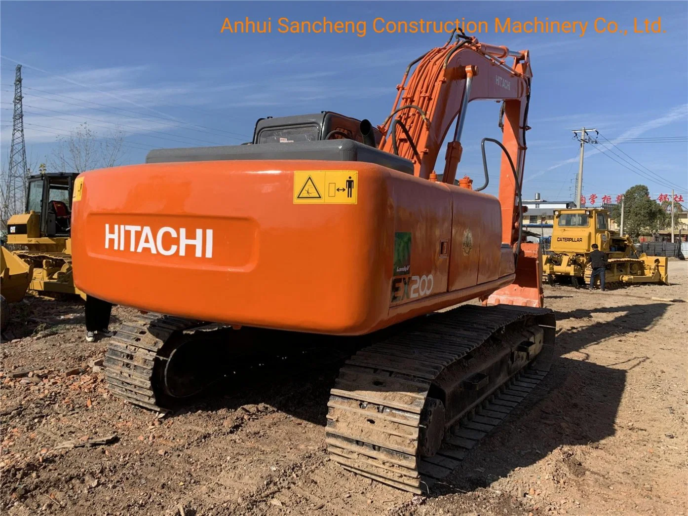 Mecánico utilizado Semiautomática excavadora Hitachi EX200 / Hitachi EX 20t200-5 Excavadora Zx200