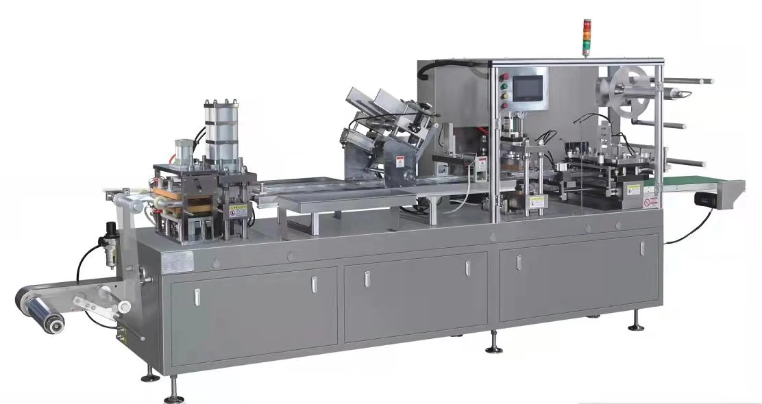 Dpp-350b Fully Automatic Paper Plastic Blister Packing Machine for Battery Stationery Toy Razor Glue Lighter