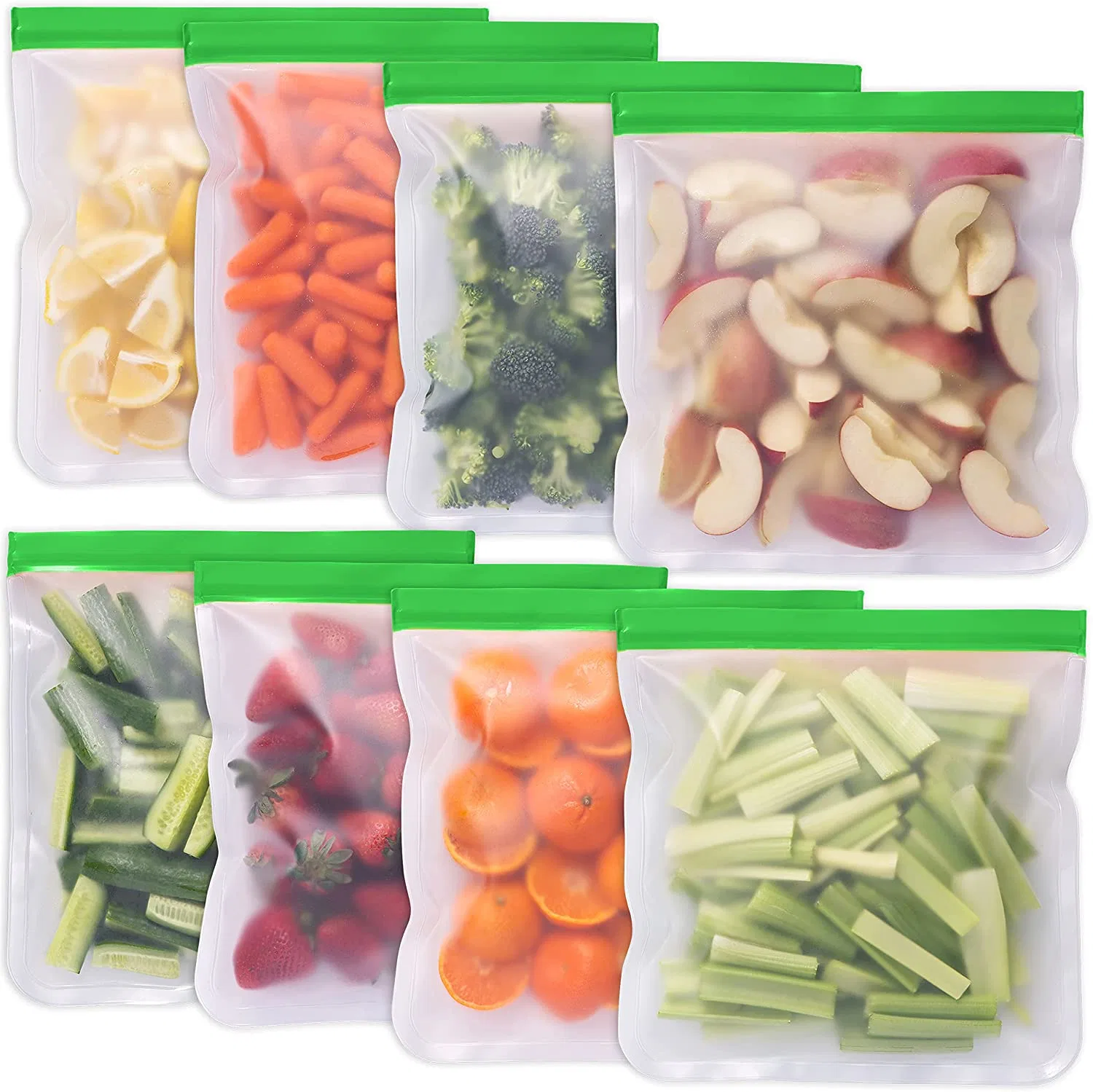 Factory Wholesale/Supplier BPA Free Reusable Freezer Bags for Fruits Sandwich Snack Meal Prep Travel Item