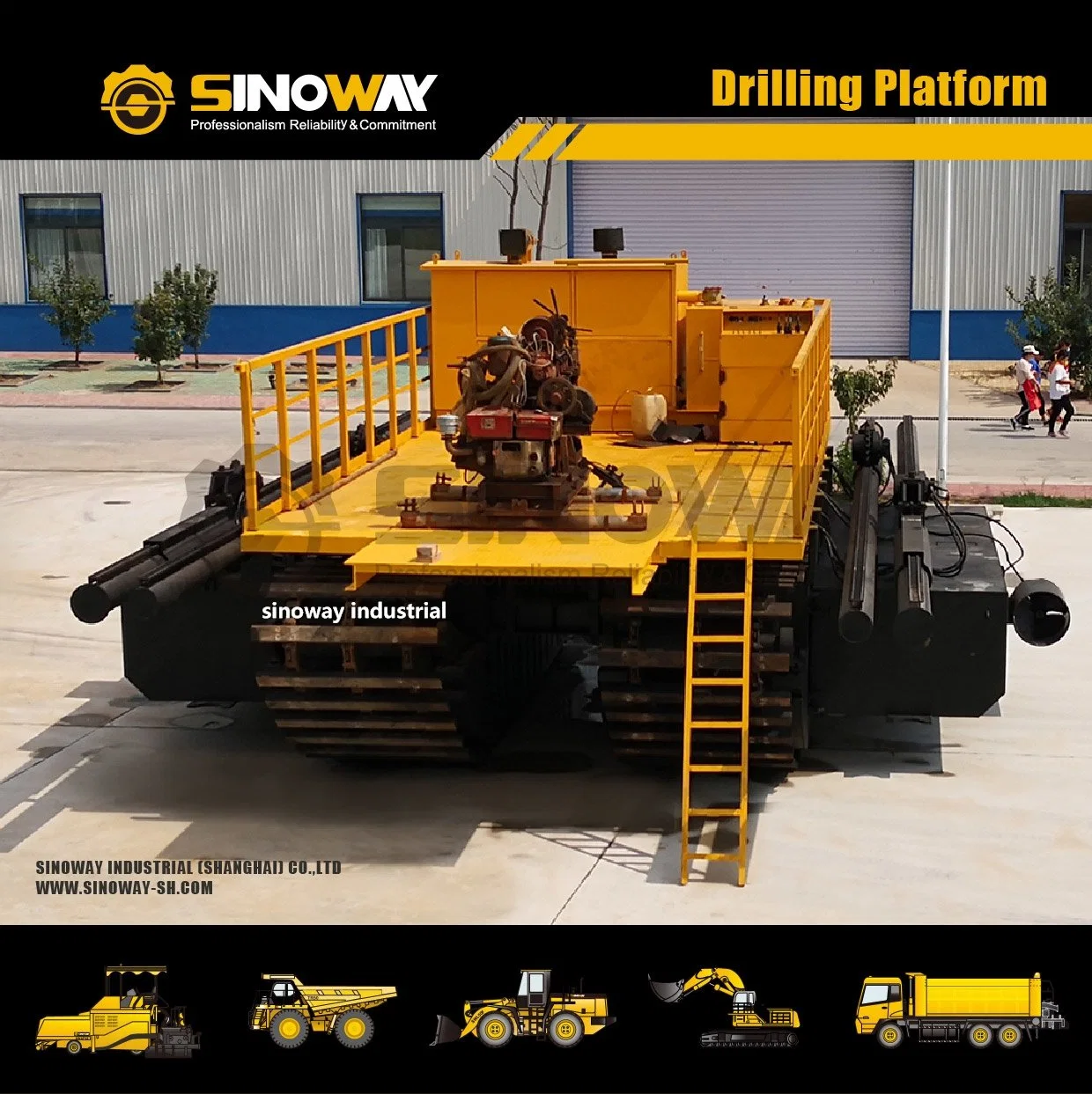 Marsh Master Sinoway Amphbious Equipment for Mining Tailings and Dam Exploration