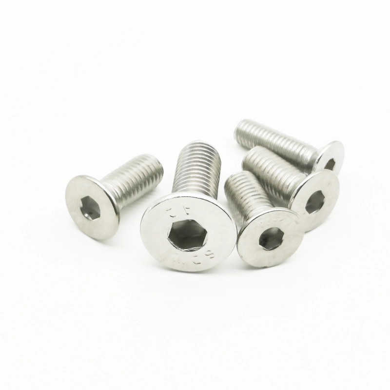 Stainless Steel DIN7991 Hexagon Socket Countersunk Head Cap Screws Hex Socket Flat Head Cap Screw Allen Bolts Csk Alloy Steel