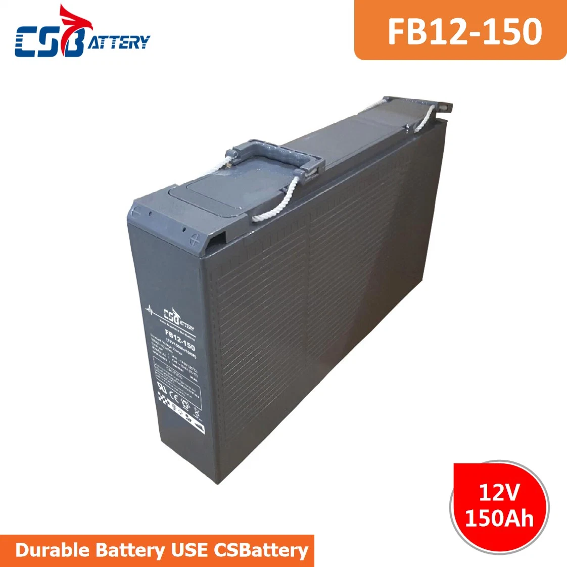 Csbattery 12V 100Ah Terminal Frontal AGM UPS Proveedor de baterías batería SLA/Solar-Street Power-Storage-Light-System/Boo