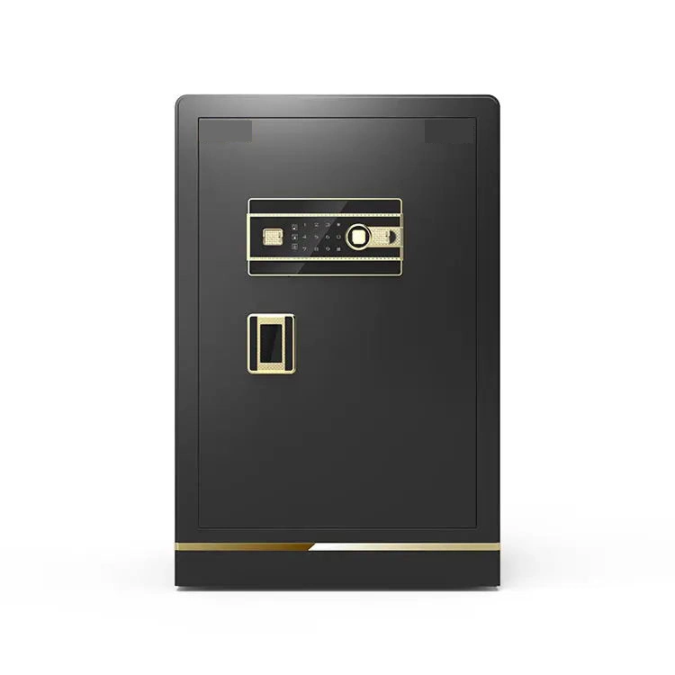 Biometric Fingerprint Password Entry Safe Box with Override Keys Safety Storage Box