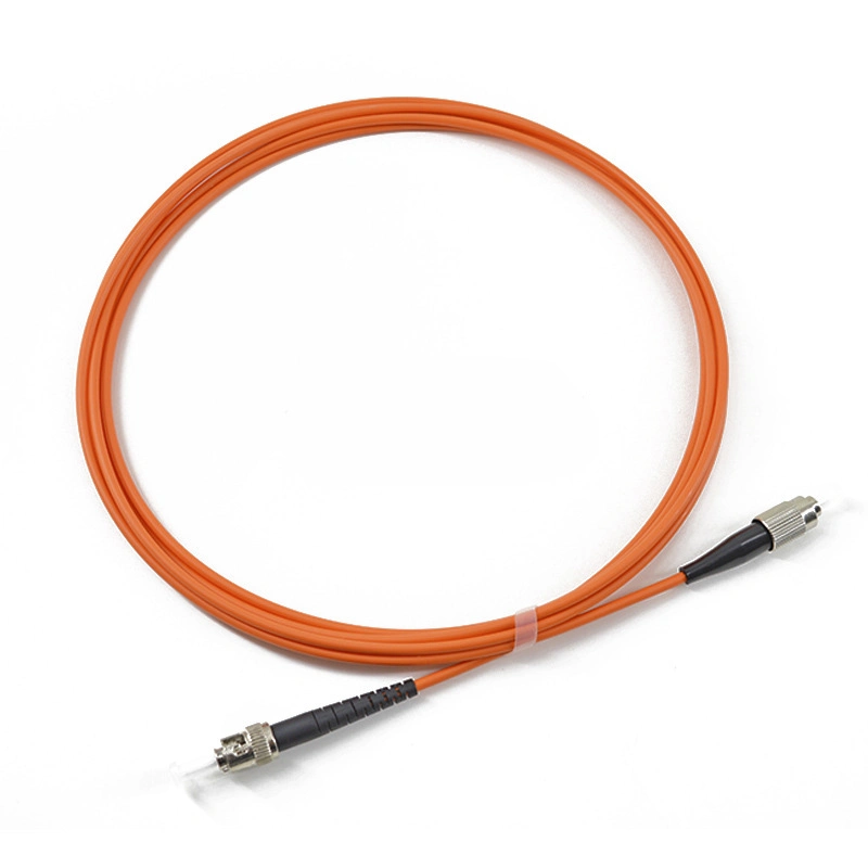 St-to-FC Simlex Om2 Multimode 2.0mm Fiber Optic Patch Cable, 3m