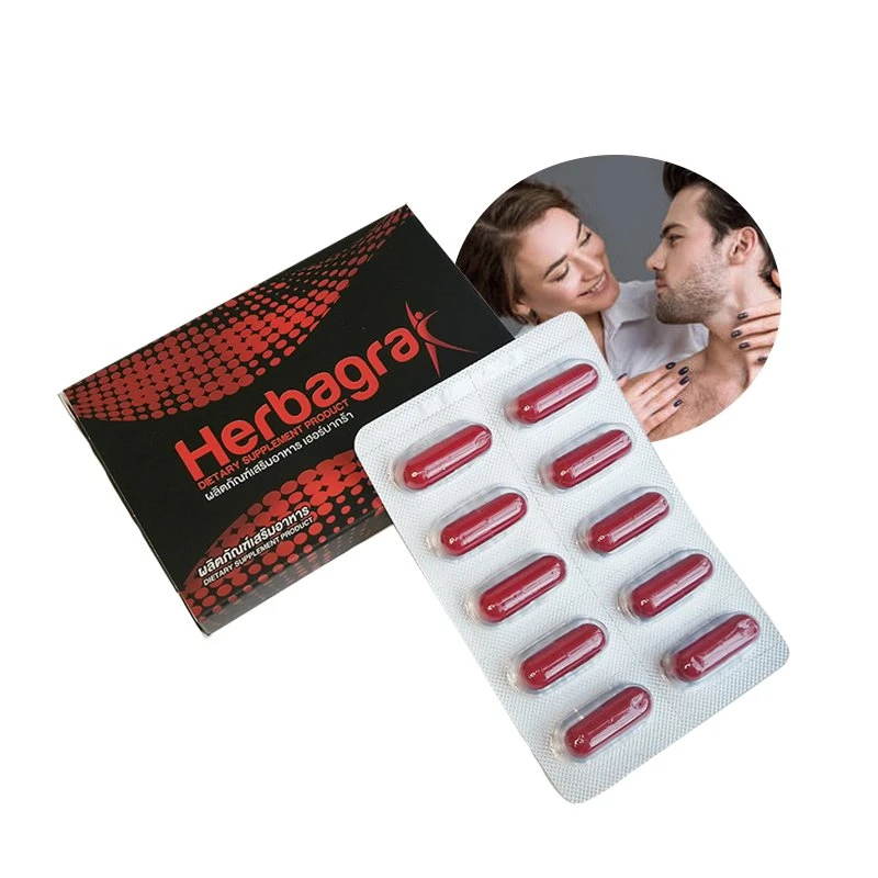 Horny Goat Weed Strong Men Capsules for Libido Enhancement Prostate Supplement