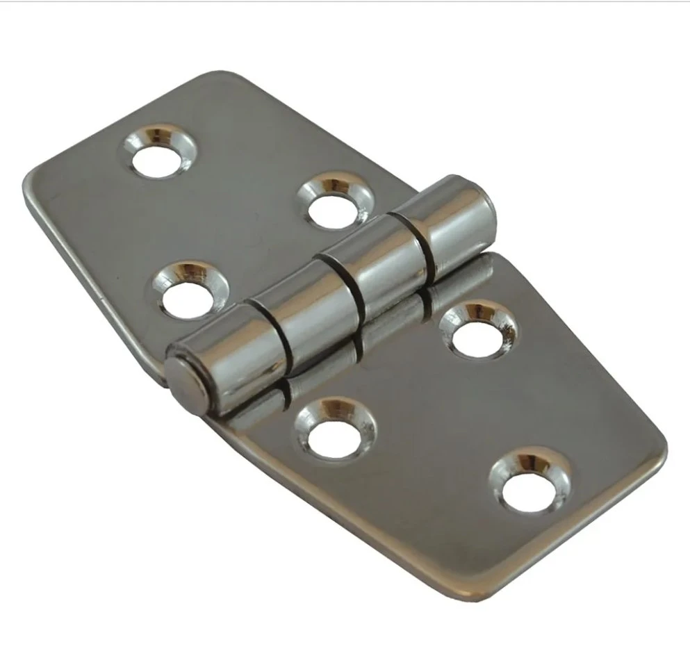 2PCS Stainless Steel Flat Hinge Cabinet Doors 1 Inch 1.5 Inch 2inch