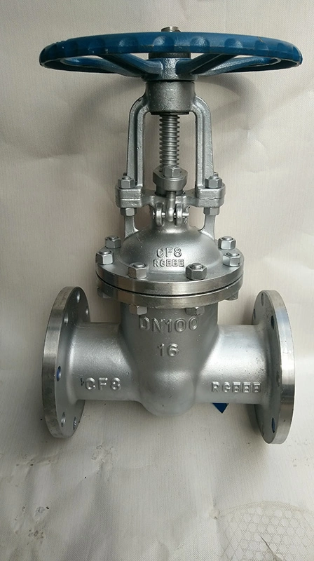 Stainless Steel/SS304/SS316 CF8 Body Flange End Handwheel Gate Valves for Water /Gas/ Oil