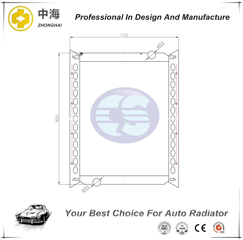 Radiador Sinotruk HOWO 0270 336GT HP9725530270