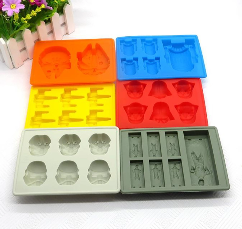 Death Chocolate Wars Series Ice Lattice Silicone Mold Star Grates Food Grade