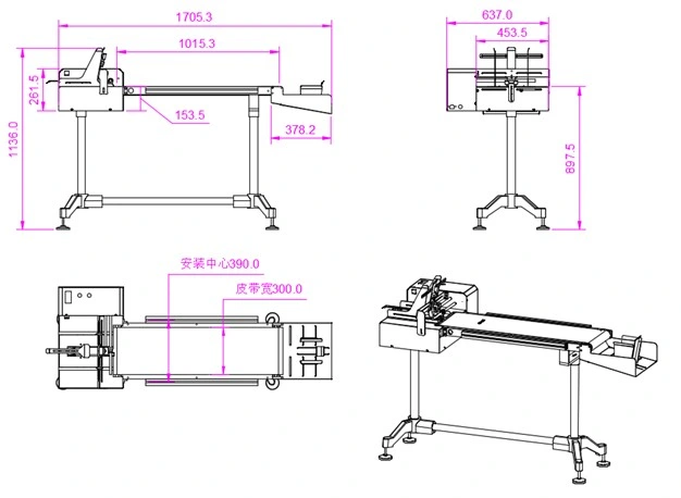 High Speed Vakuum intelligente automatische Standard-Paging-Zuführmaschine mit Empfangsbehälter