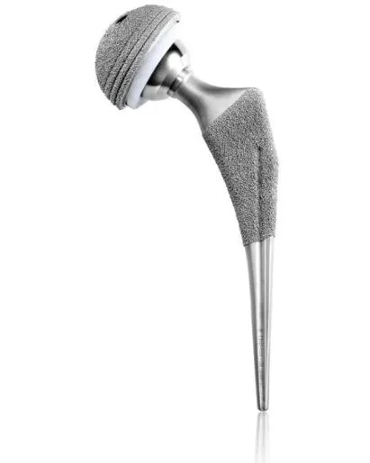 Total Hip Replacement Prosthesis Titanium Femoral Stem for Medical Treatments