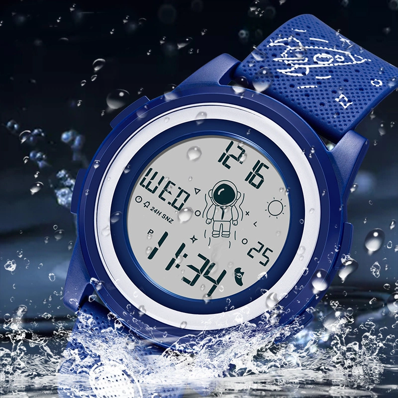 Printed Watch Outdoor Digital Stop Watch Electronic Watch Sports Men Waterproof