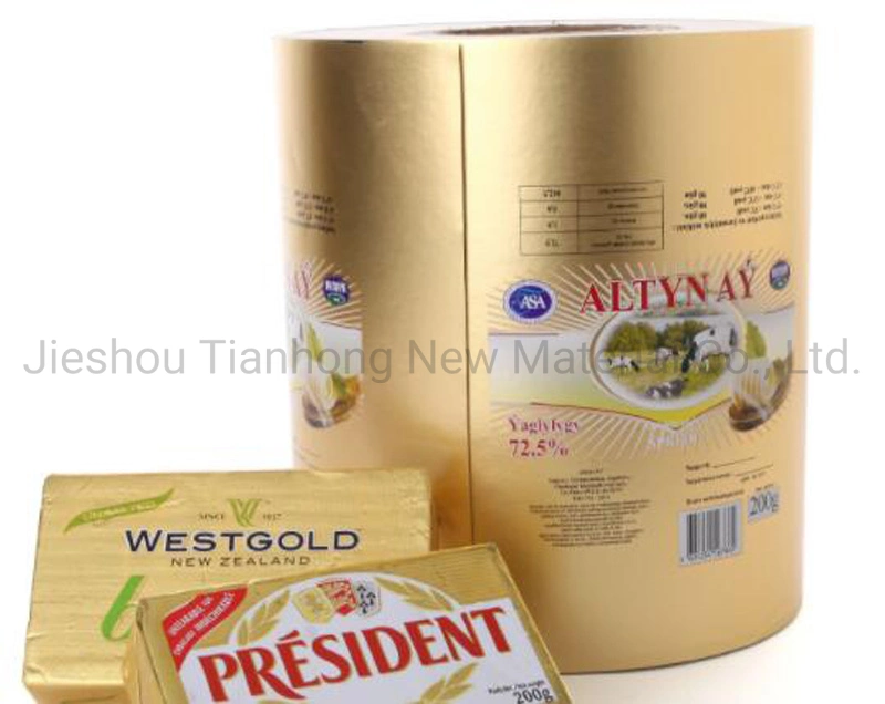 Aluminium Foil Paper Butter/Chocolate Wrapper Paper Laminating Aluminum Foil Packing Material