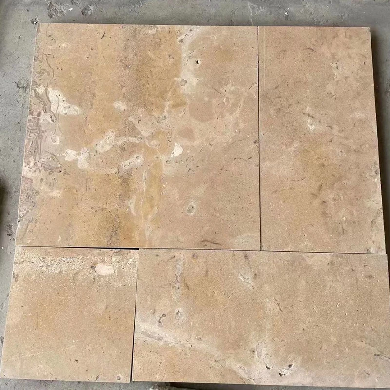 Padrão francês bege pavimentação Limestone para decoração ao ar livre preço