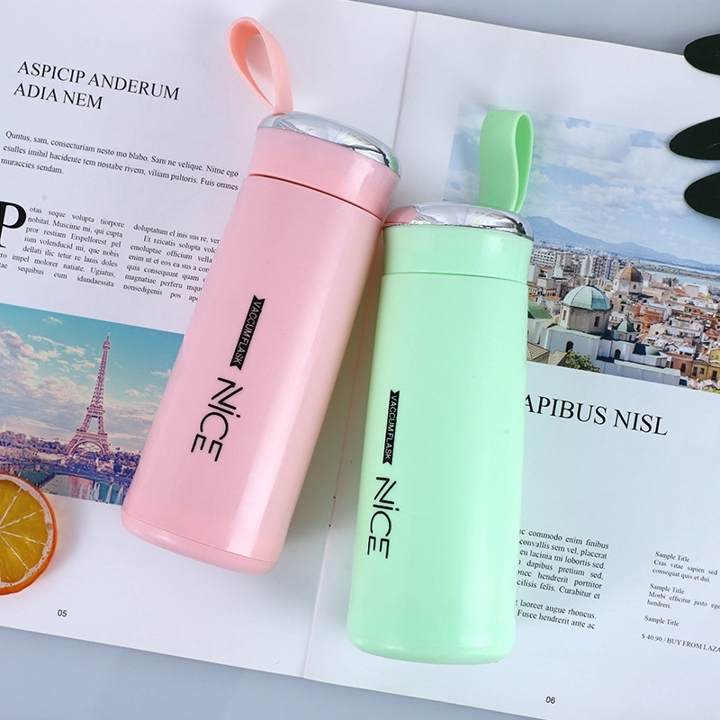 Department Store Cheap Hiking Outdoor Hot Cold Water Children Cute Gift New Nice Sport Glass Liner Creative Water Bottle Simple