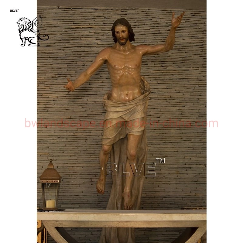 Blve Church Life Size Catholic Religious God Hanging Soar Bronze Jesus Statue Outdoors Christian Sculpture