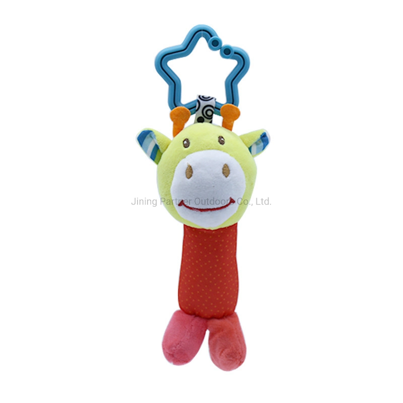 Rana Verde bebé sacude la educación temprana mano juguetes Grab baby rattle Hot vender mascota Chew Squeaky juguetes Peluches Peluches Ultra-Soft