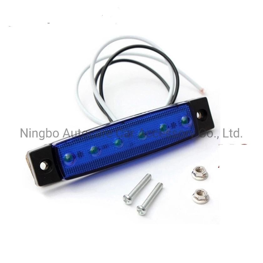 High quality/High cost performance , Low Price and Small Weight 6LED Side Light 12V/24V/10-30V Truck Tail Light