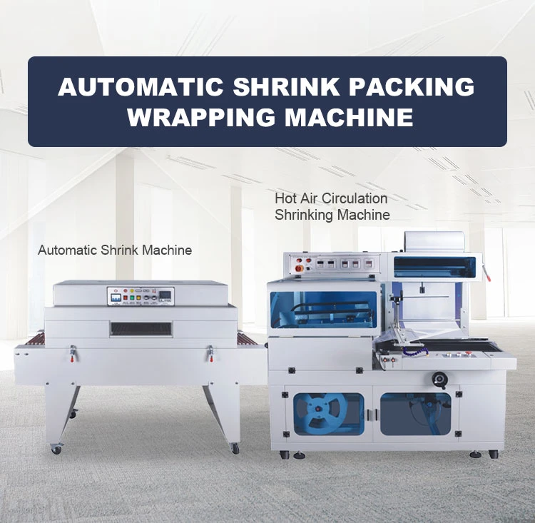 Automatic Shrink Wrapping Machine L-Sealer Wrap Machine Charcoal Heat Shrink Wrap Packaging Machine