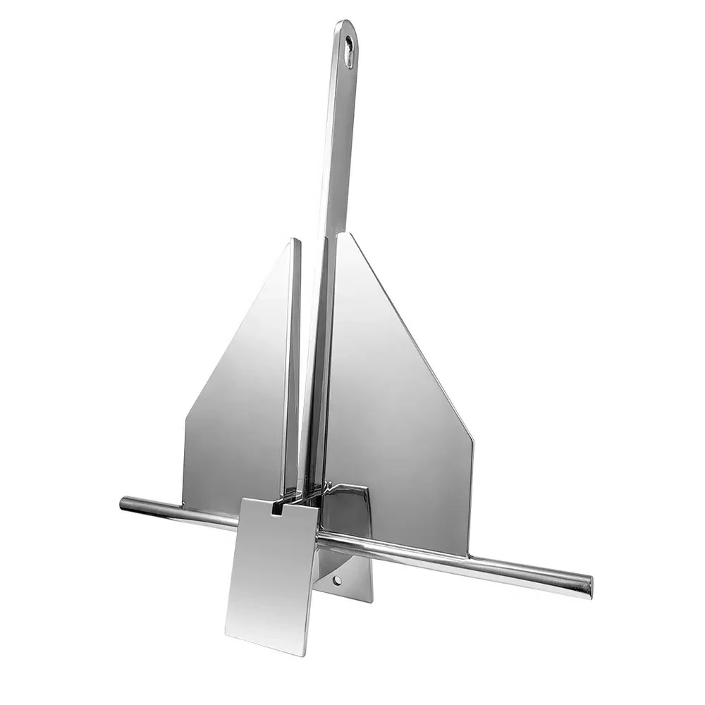 Customized Boat Danforth Anchor Marine Grade Stainless Steel 316 Yacht Docking Fluke Anchor