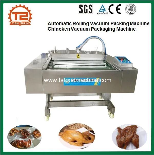 Automatic Rolling Vacuum Packing Machine and Chicken Vacuum Packaging