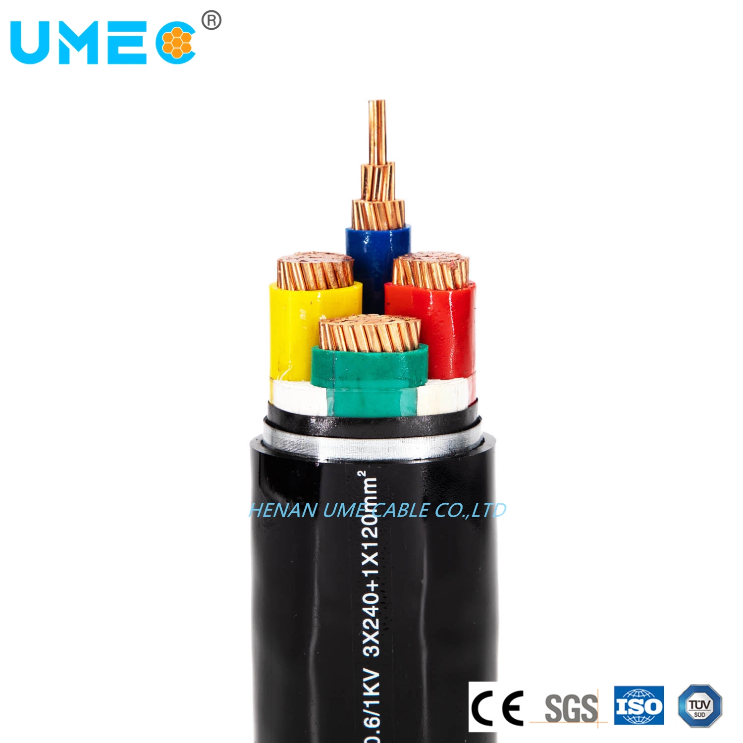 Cu Conductor PVC Insulated Sheathed Steel Tape Armored Fire Resistant Cable