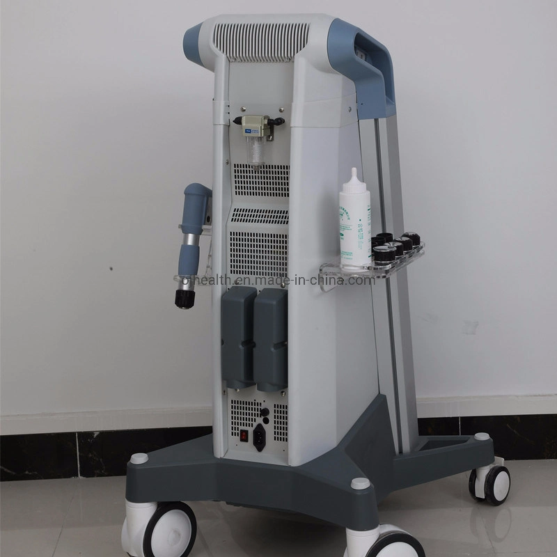 Mais vendido Equipamento de Terapia física vertical de canal duplo Shockwave Machine Esswt Equipamento de reabilitação para terapia de ondas de choque