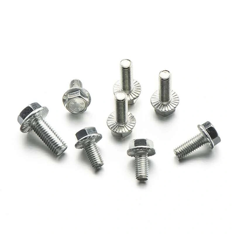 SS304 SS316 Stainless Steel Flange Bolt Flange Nut