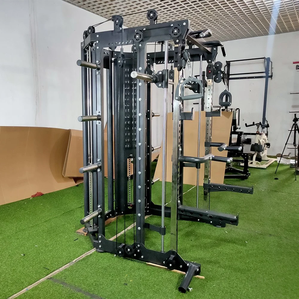 Newly Designed Multi-Functional Combination Smith Machine Fitness Equipment