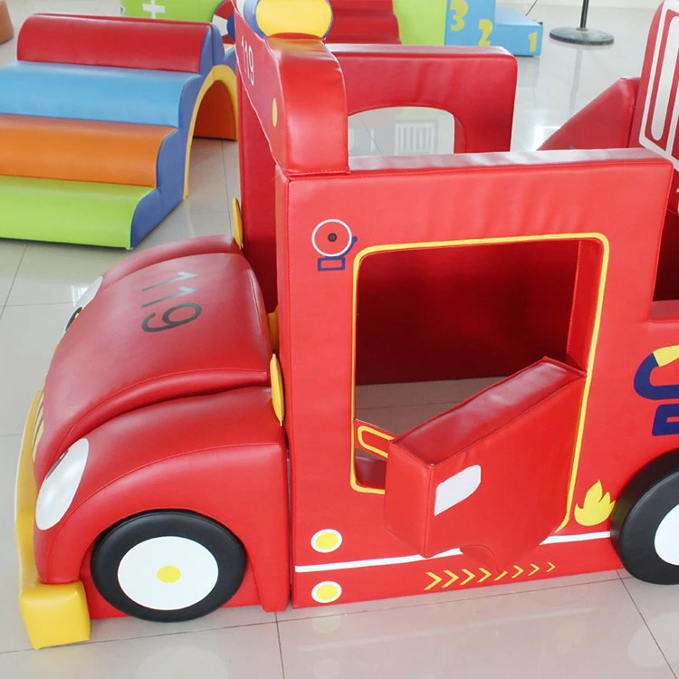 Fire Engine Soft Play Toddler Foam Climbing Toy