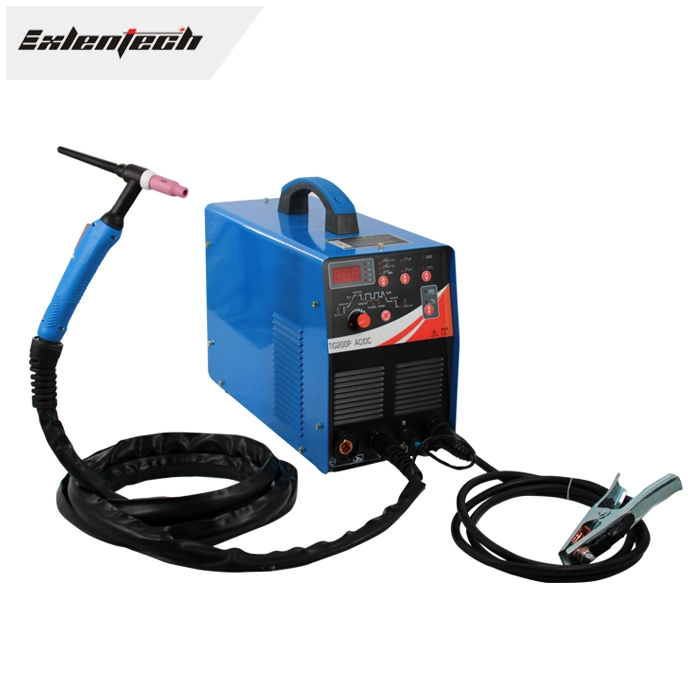 TIG200 Pulse Stainless Steel Aluminum TIG Welders AC DC TIG Welding with Arc Welding Argon Arc Welding Machine