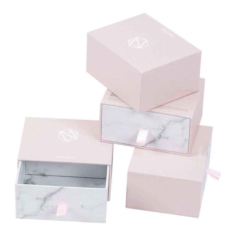 Gorgeous Drawer Style Head Ornament Pink Gift Box for Jewelry Sunglasses