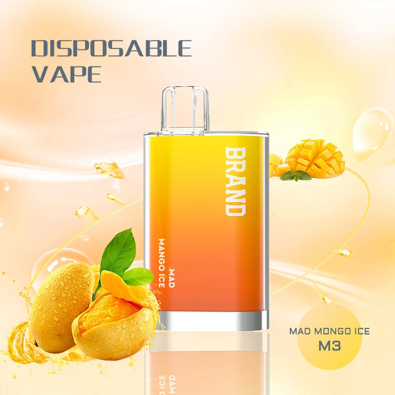 الصين الشركة المصنعة بالجملة بيع الساخنة 600 أطواق من بلورات Vape Vape قابل للاستخدام مرة واحدة 2 مل من السجائر الإلكترونية