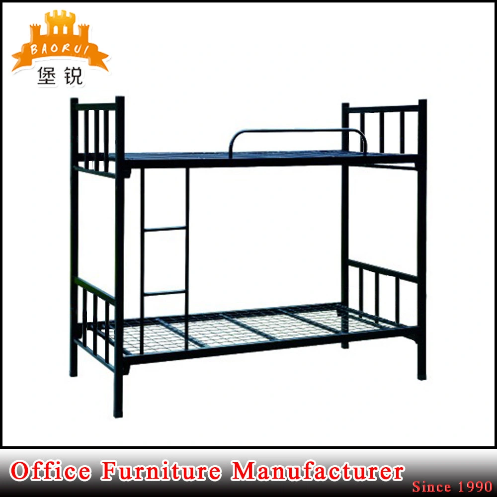 Bedroom Furniture Metal Bunk Beds Iron Cheap 2 Layer Bed Frame Adult Bunker Bed