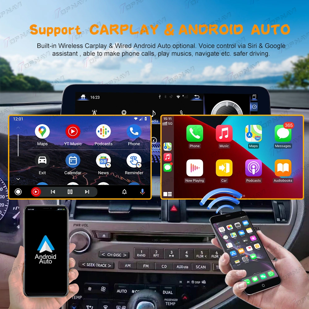 Android 10.25 pouces pour Lexus es ES200 Es300h Es250 Es350 2013-2017 car Player Android Auto radio navigation AutoStereo Multimedia Video Lecteur
