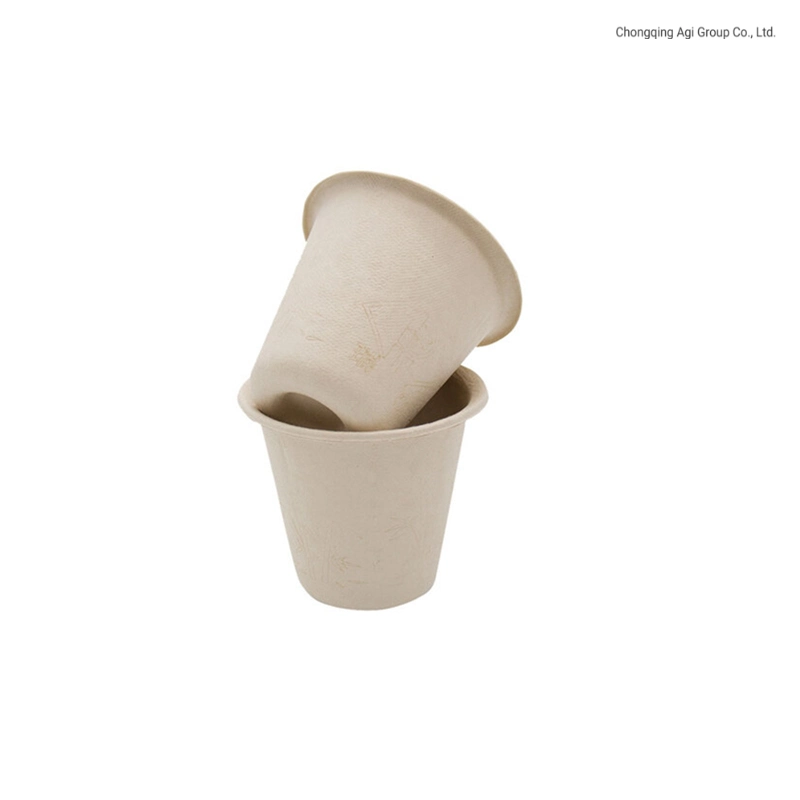 100% Bamboo Pulp Customized Eco Disposable Bamboo Fiber Cup