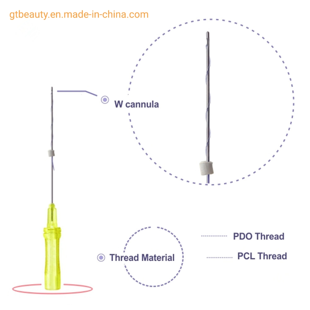 Resorbierbare Nahtgewinde Skin Lifting Mono /Tornado Screw Pdo Pcl Gewinde