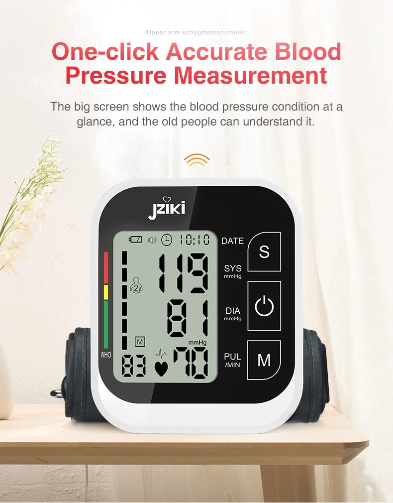 CE FDA Approved Yl-Bpm-877 Digital Upper Arm Sphygmomanometer Blood Pressure Monitor