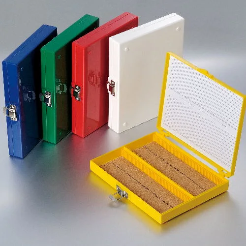 Slide Storage Boxes Traditional Cork or Foam Lining Available 5 Assorted Colors